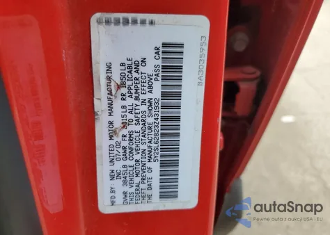 2003 Pontiac Vibe z USA, uszkodzony, nr VIN 5Y2SL62823Z431932